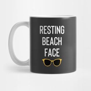 Resting Beach Face Mug